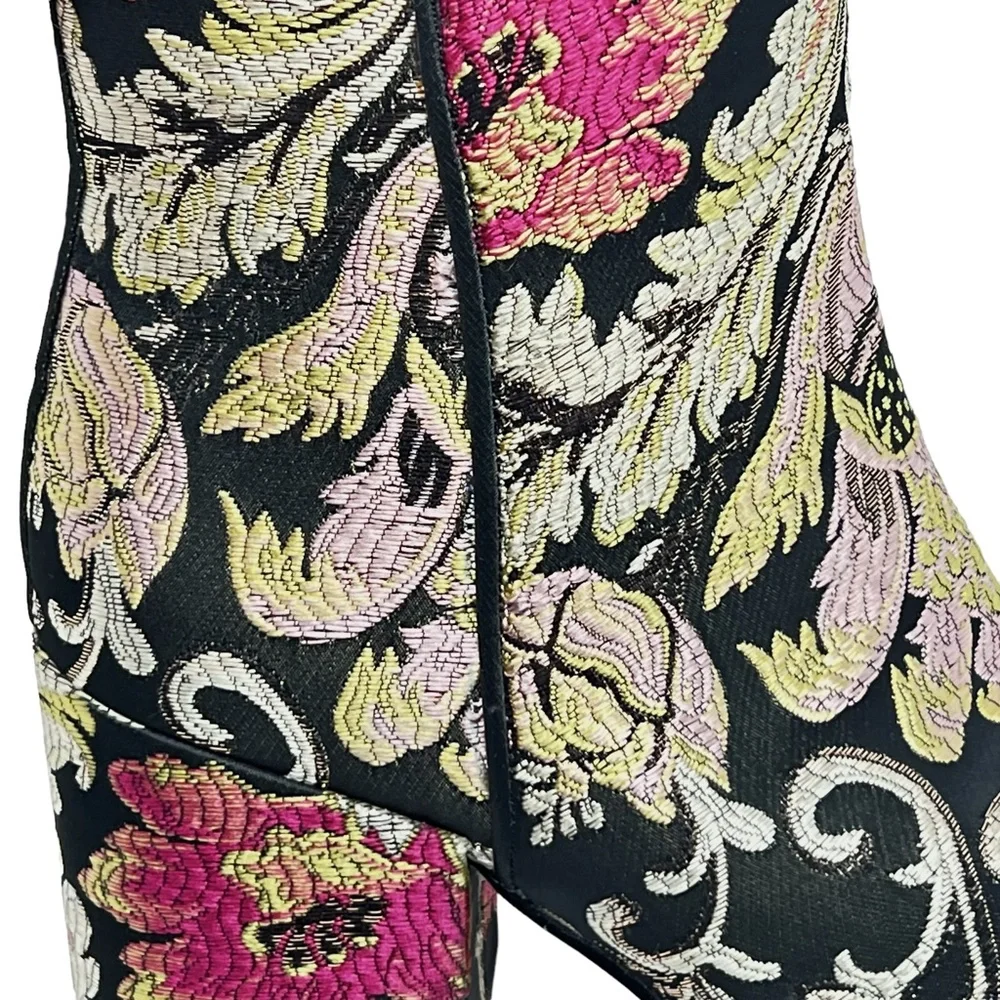 Sam Edelman women's Taye Jacquard floral embroidered ankle booties size 6.5 NWT - Picture 10 of 15